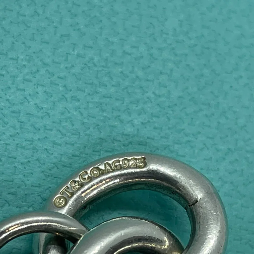 Tiffany & Co Authentic Chunky Large Link Rubedo Silver Infinity Bracelet 7.5" - Picture 10 of 14